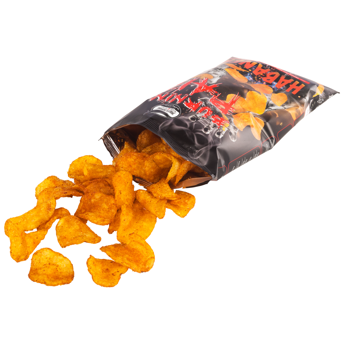 Puszta Peppers Burning Pain Habanero Kartoffelchips 80g Tüte 200.