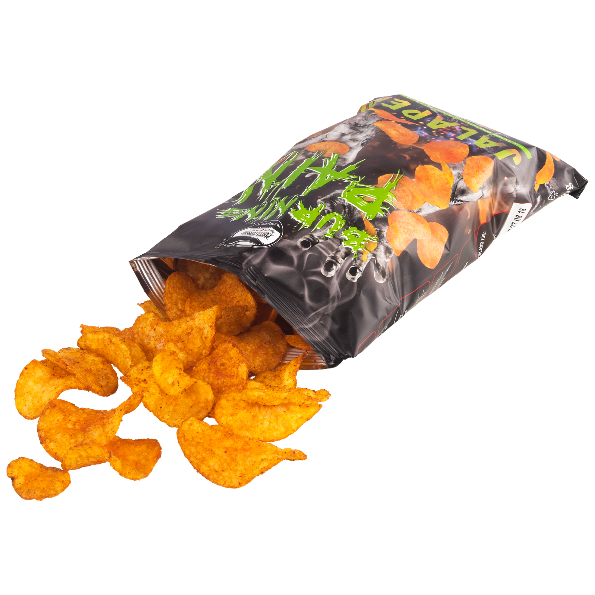 Puszta Peppers Burning Pain Jalapeño & Habanero Kartoffelchips ...